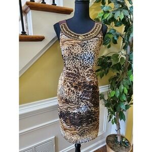 Rabitt Rabitt Animal Print Dress Size 12